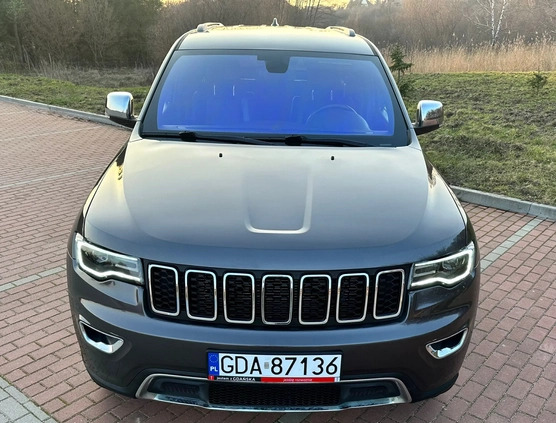 Jeep Grand Cherokee cena 119549 przebieg: 163600, rok produkcji 2019 z Dąbrowa Tarnowska małe 301